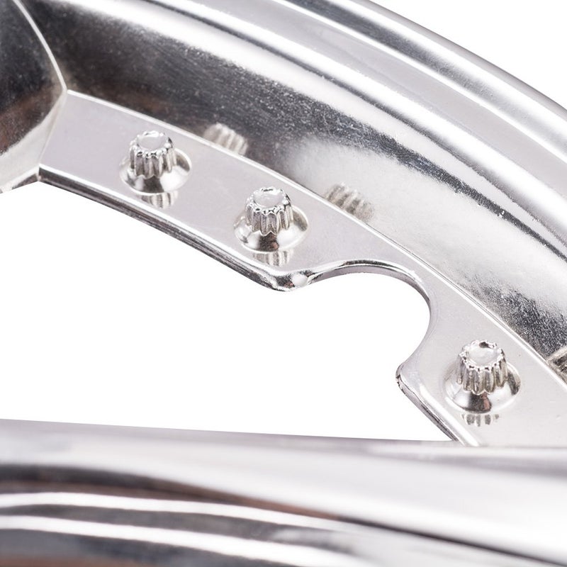ATMOMO 12 Inch Silver Wheel Cover Kit 12'' Hubcap Wheel Cover Electrosilvering Pack of 4 - Image 5
